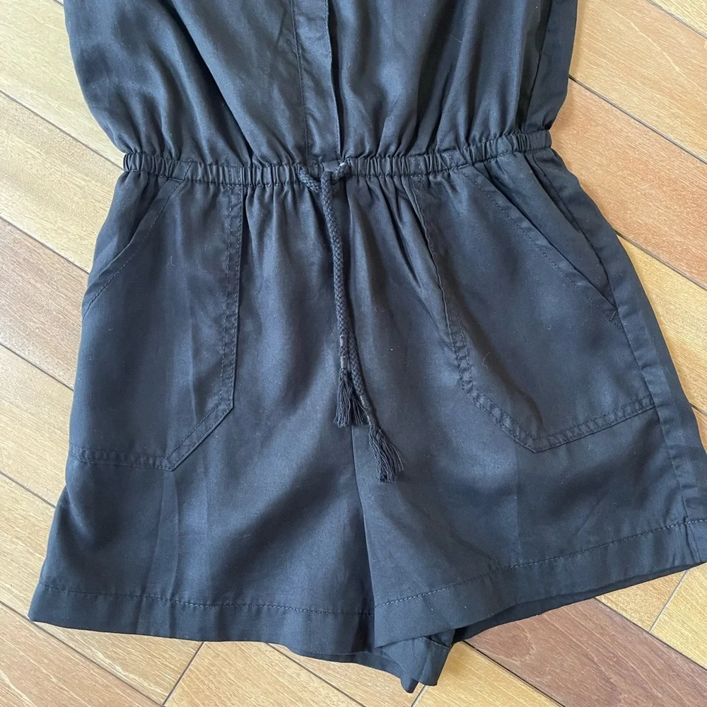 Size 14 Justice Girls Black romper